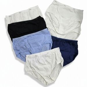NWT Hanes Women's Cotton Briefs 7-Pack - Size M / 7 - New Without Tags